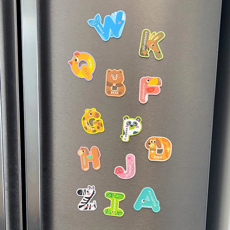 Refrigerator magnets for children's letter and , magnetic puzzles, Montessori early education educational toys for kindergarten