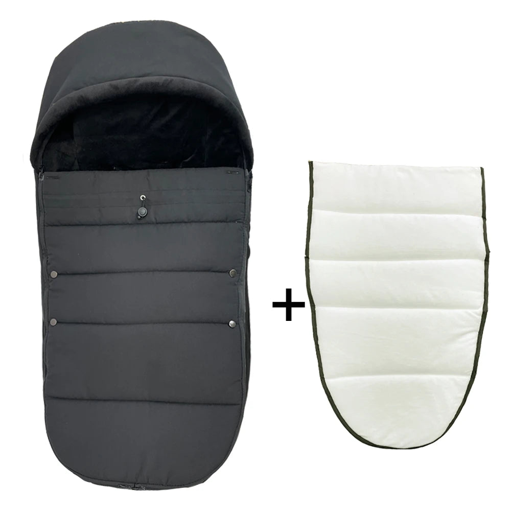 Universaln Stroller Footmuff Compatible with all YOYO Strollers and Bugaboo strollers - Windproof, Waterproof & Thermal Warm