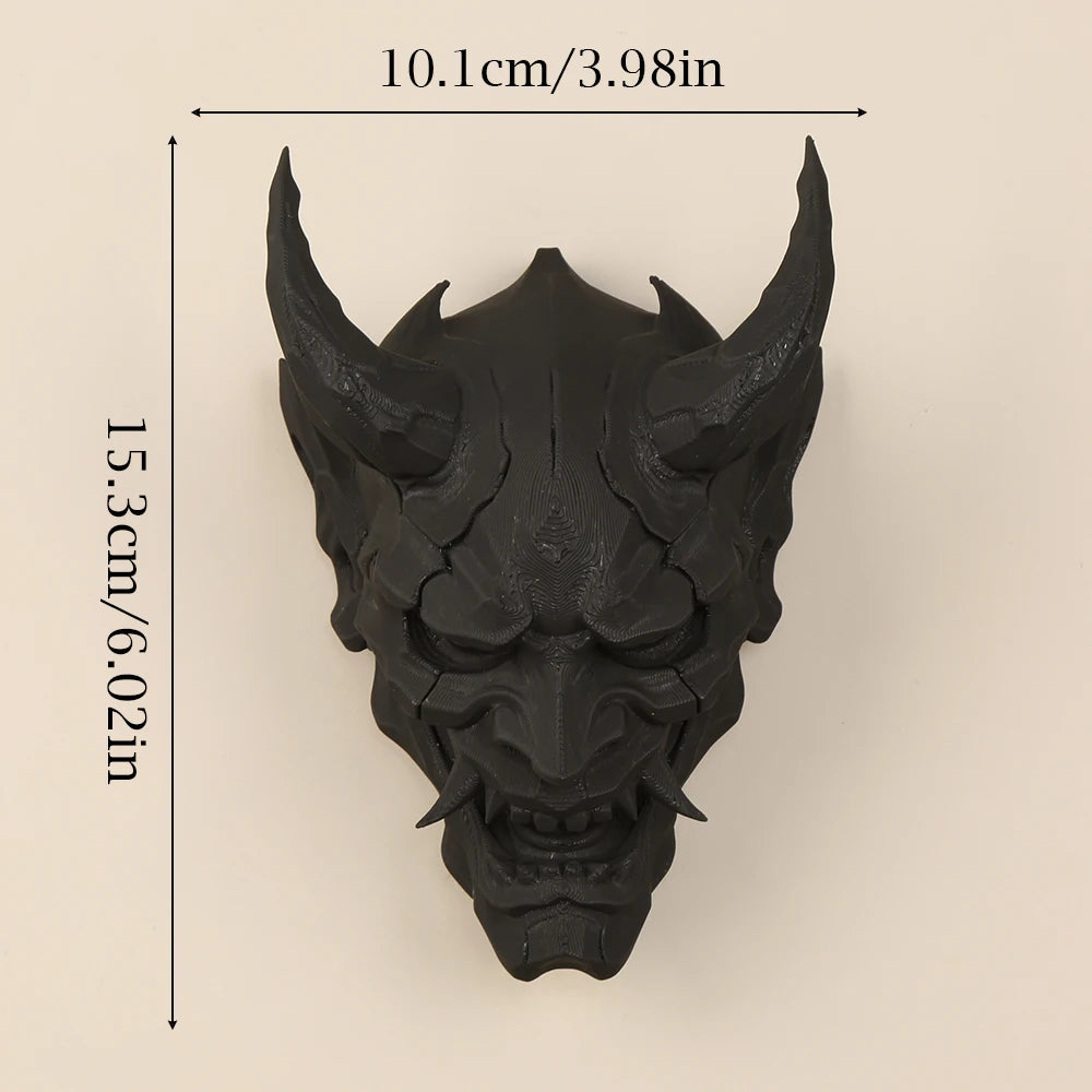 Cross-Border Dark Style Demon Mask Wall Hanging Decoration For Retro-Style Home Wall Art Decor Scenario