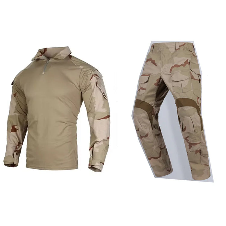 Tactical E3  Uniform Sets NEW Mens Camouflage Suits Outdoor Hunting Shirt Pants Tops Duty Cargo Trouser AOR1
