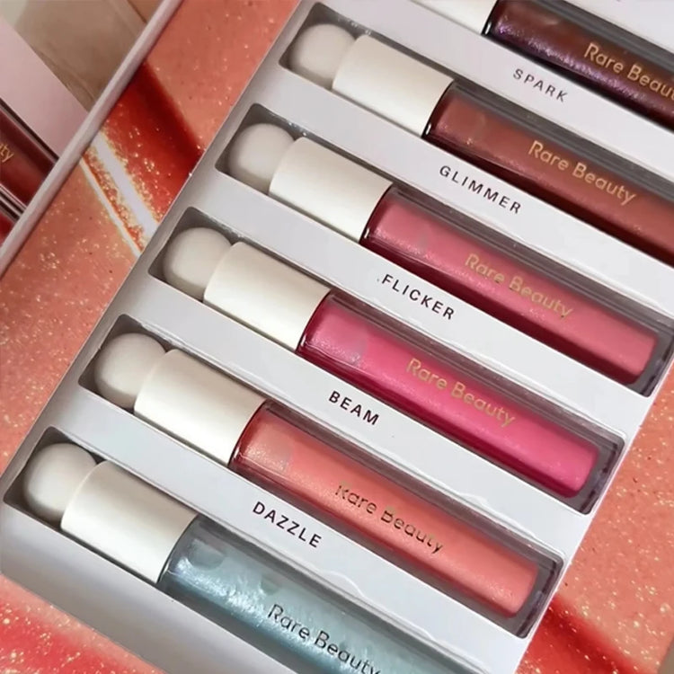 Rare Beauty Cosmetics Soft Pinch Tinted Lip Gloss Delight Hope Happy Wonder Lipstick Moisturizing Mirror Gloss Lip Glaze Makeup