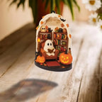 Cute Reading Ghost Halloween Ghost Ornaments 2D Flat Halloween Spooky Decorations Decorative Pendant Party Supplies