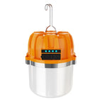 LED Camping Lantern USB Rechargeable Portable Lamp Bulb Flashlight with Power Display Emergency Light for Outdoors Fishing