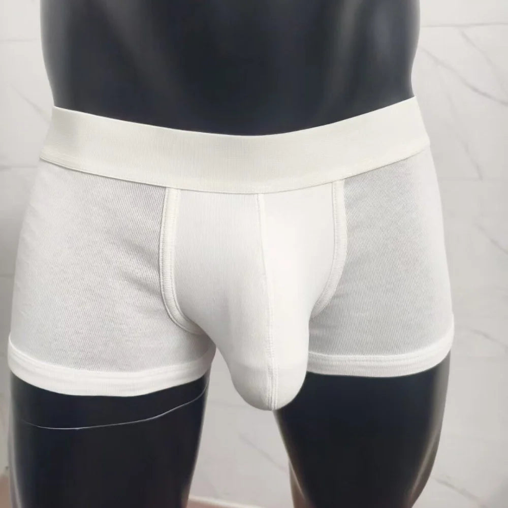 CHUANGERM Hot Selling Winter Mens Comfortable Sexy Bugle Pouch Boxer Briefs Underpants With Large Pockets