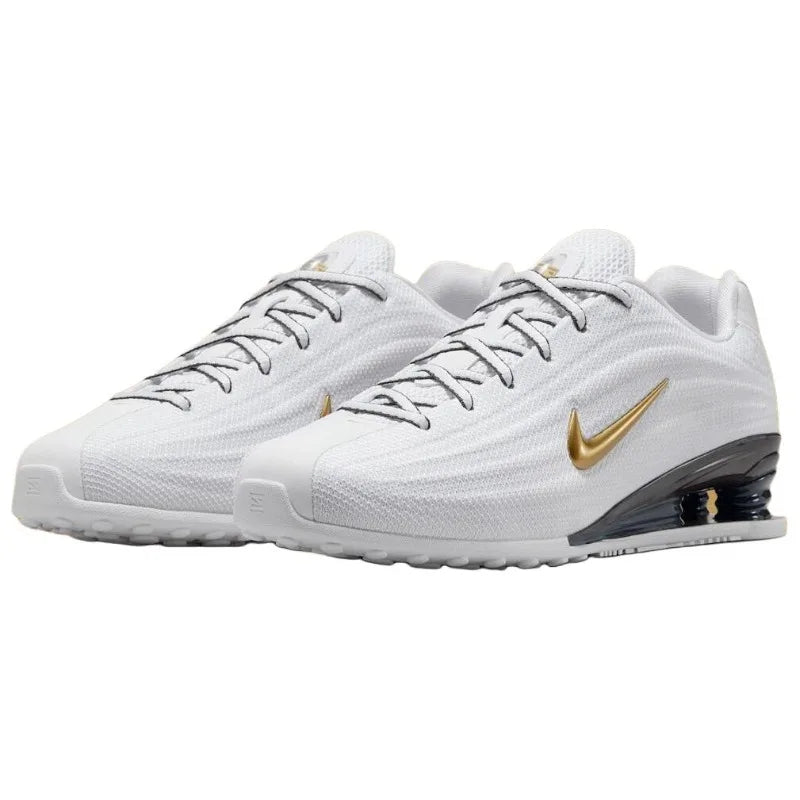 Nike SHOX Z Fashionable Lightweight shock-absorbing Comfortable breathable low-top casual life shoes women Platinum HQ7540-100