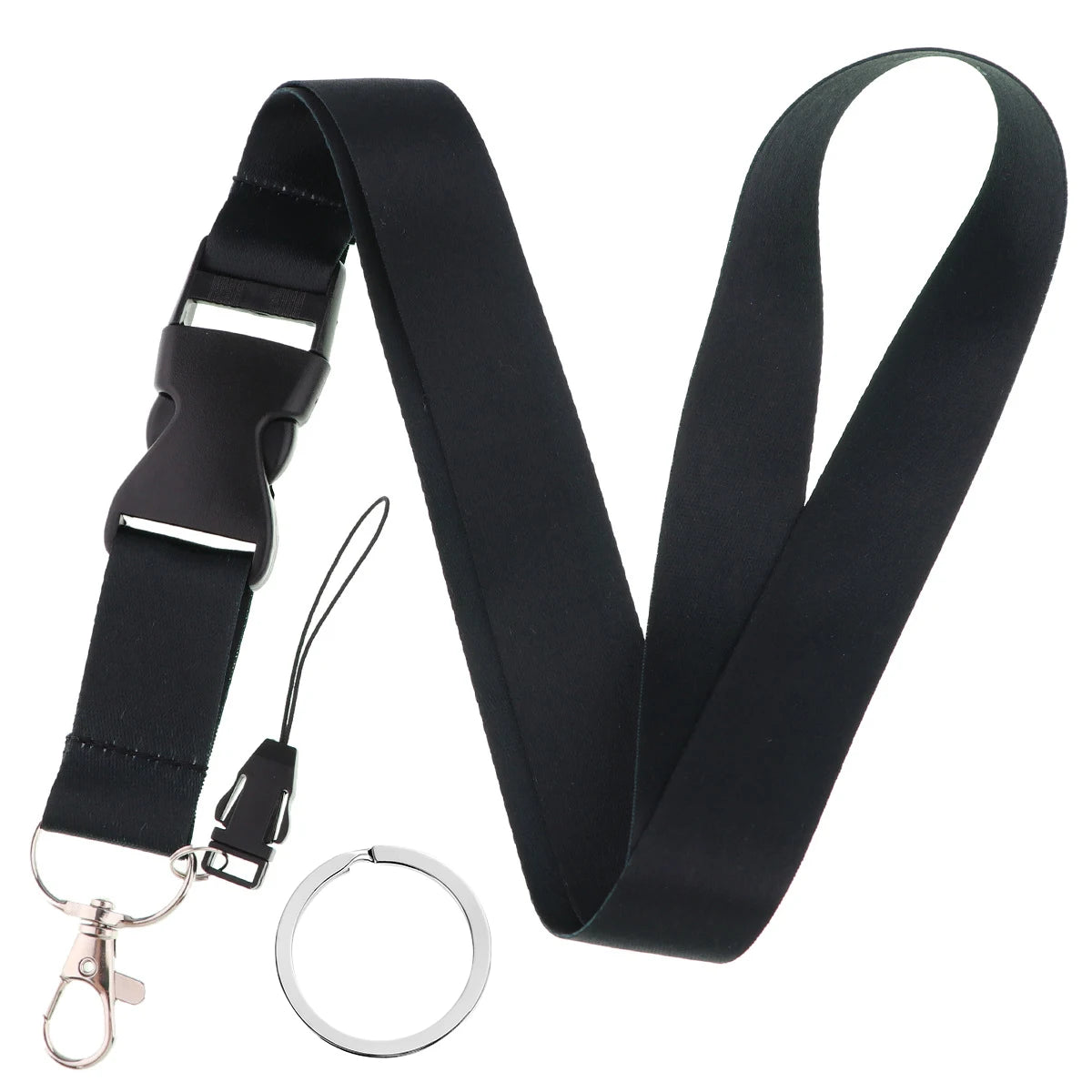 Fashion Mobile Phone Lanyard Pure Color Neck Strap Credencial Teacher Lanyard For Keys Id Card Holder Pass Key Ring Accessories