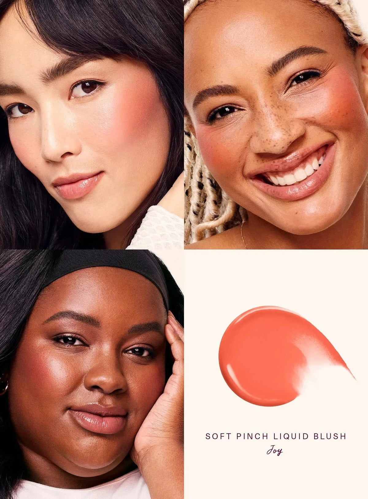 Rare Beauty Liquid Blush Shimmer Powder Blush Elastic Blush Easy-to-Blend Blush Lipstick Highlighter Long-Lasting Makeup Natura