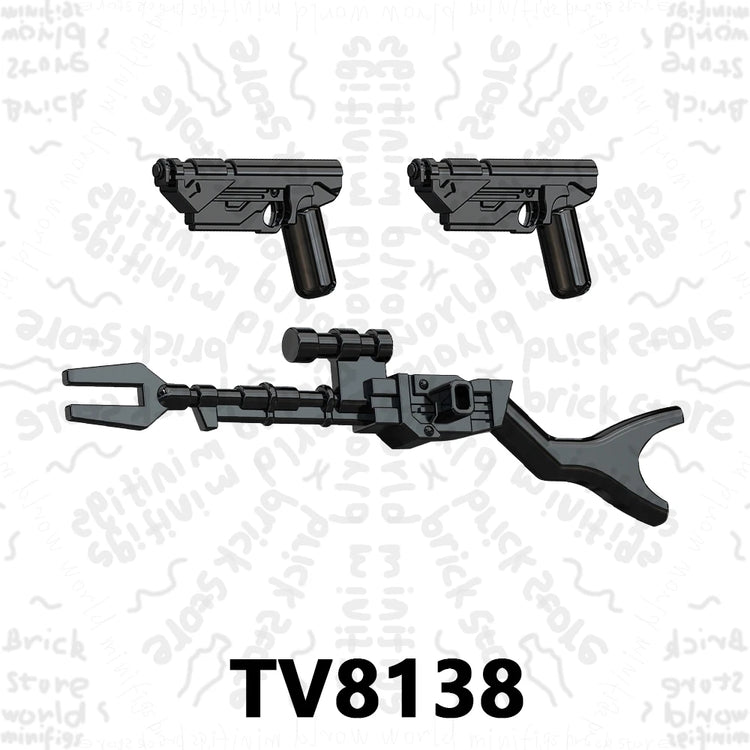 TV6117 TV6118 TV6119 Space War Action Figure Accessories Building Blocks Gift Toys For Children Adult Brick TV6116 TV6115 TV6114
