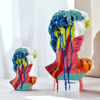 European Home Decoration David Head ResinStatues Statues Home Decor  Modern Abstract Art  Bust Sculpture Art Sketch Practice