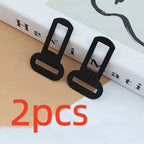Metal Pet Seat Belt Clip Heavy Duty Rust Proof Scratch Resistant Strap Buckle Lock Used for Fixing Pet Leather Car Accessories