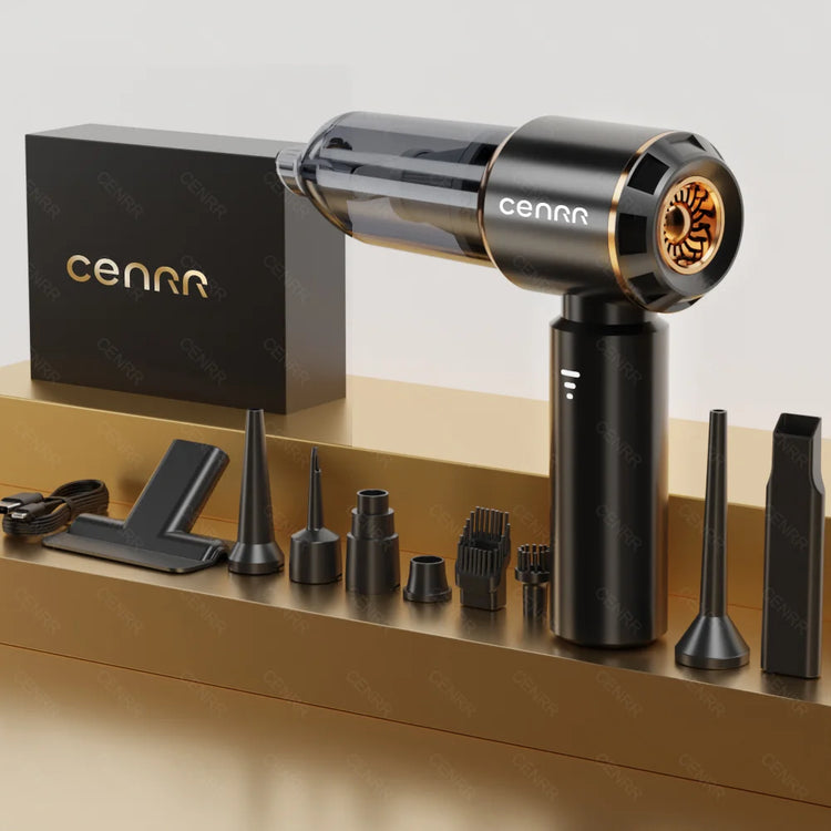 CENRR Mini Car Vacuum Cleaner Cordless Powerful Wireless Car Cleaner HandHeld Portable Vacuum Cleaner Cleaning Machine