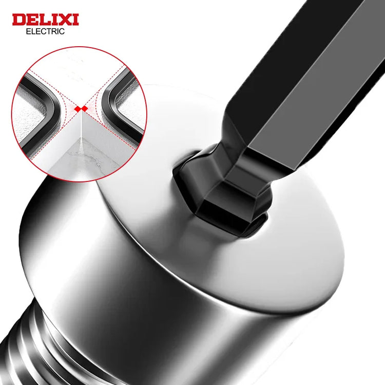 DELIXI ELECTRIC Allen Key Set，Allen Hex Wrench Screwdriver Set With Sleev Universal Torque Long Metric,for Motorcycles, Bicycles