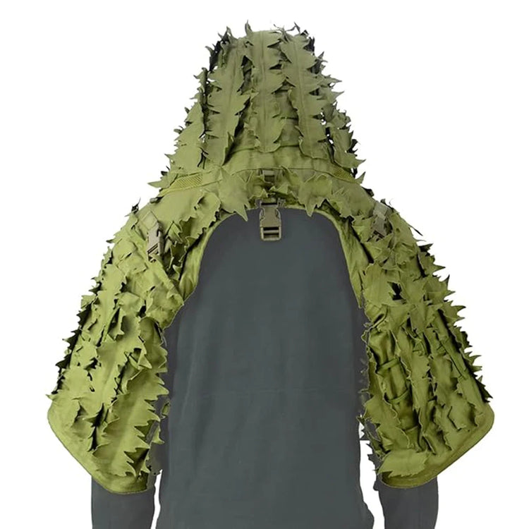 Ghillie Suit Foundation, Ghillie Poncho, Camouflage Hunting Base, Cape Sniper Viper Hood for Airsoft Paintball