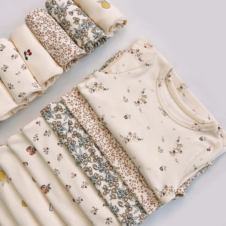 Baby Girls Long Sleeve T-Shirts + Pants Pajamas Suit