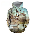 2024 Four Seasons Maple Leaf Camouflage 3D Sports Shirt Men's Fishing Outdoor Camping Hunting Clothing Jacket Men's Hoodie