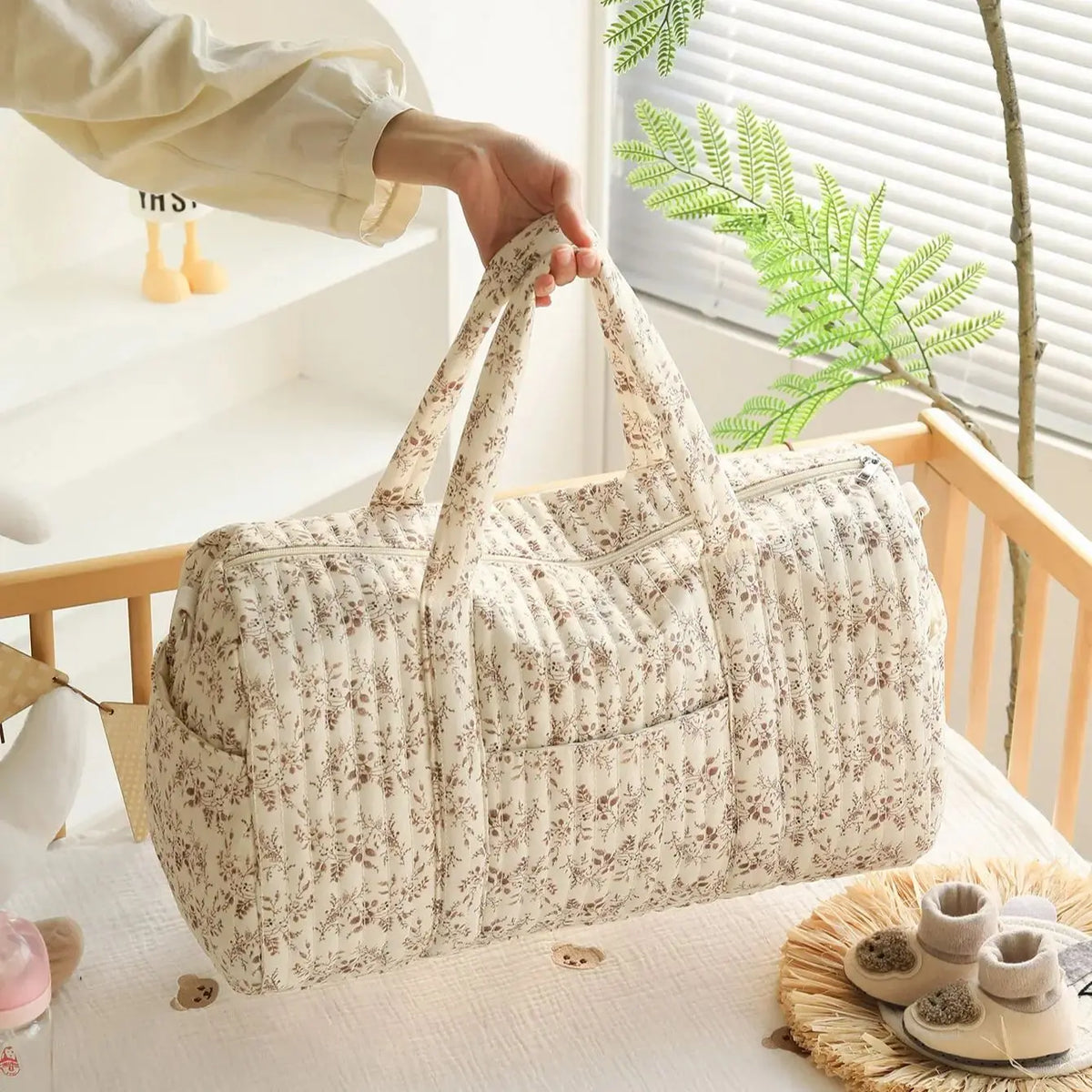 Large Mommy Bag Maternity Baby Diaper Storage Bag Large Capacity Baby Items Organizer Women Travel Bag Multi-functional Handbag