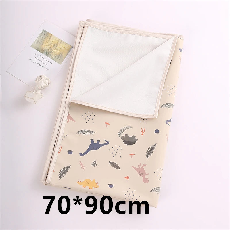 Big Sizes Infant Baby Changing Mat Cover Diaper Mattress Bed Changing Blanket PU Waterproof Soft Easy Clean Picnic Mat