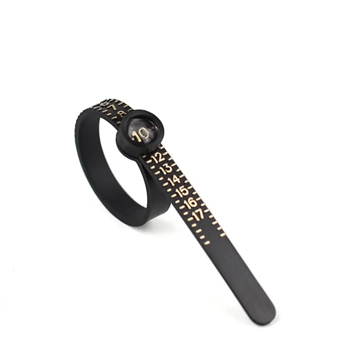 US/UK/EU/HK Size Ring Ruler Ring Measuring Tape Ring Measuring Tool Annular Coil Finger Size Filter with Magnifying Glass