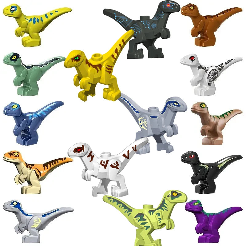 Jurassic Dinosaur Nest Baby Building Blocks Toys Collection Souvenir Gift Birthday Jurassic Rex Raptor