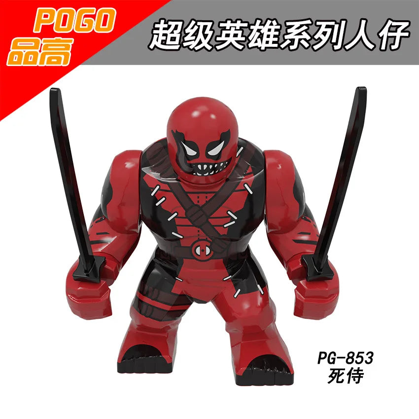 8cm Superhero Building Blocks Avengers Character Venom Model Character Set Building Blocks Toy Boys and Girls Birthday Gifts