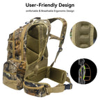 WESTTUNE Man Strategic Tactical Backpack Outdoor Waterproof Camping Hunting Sport Bag Hunting Backpack for Rifle Bow Gun