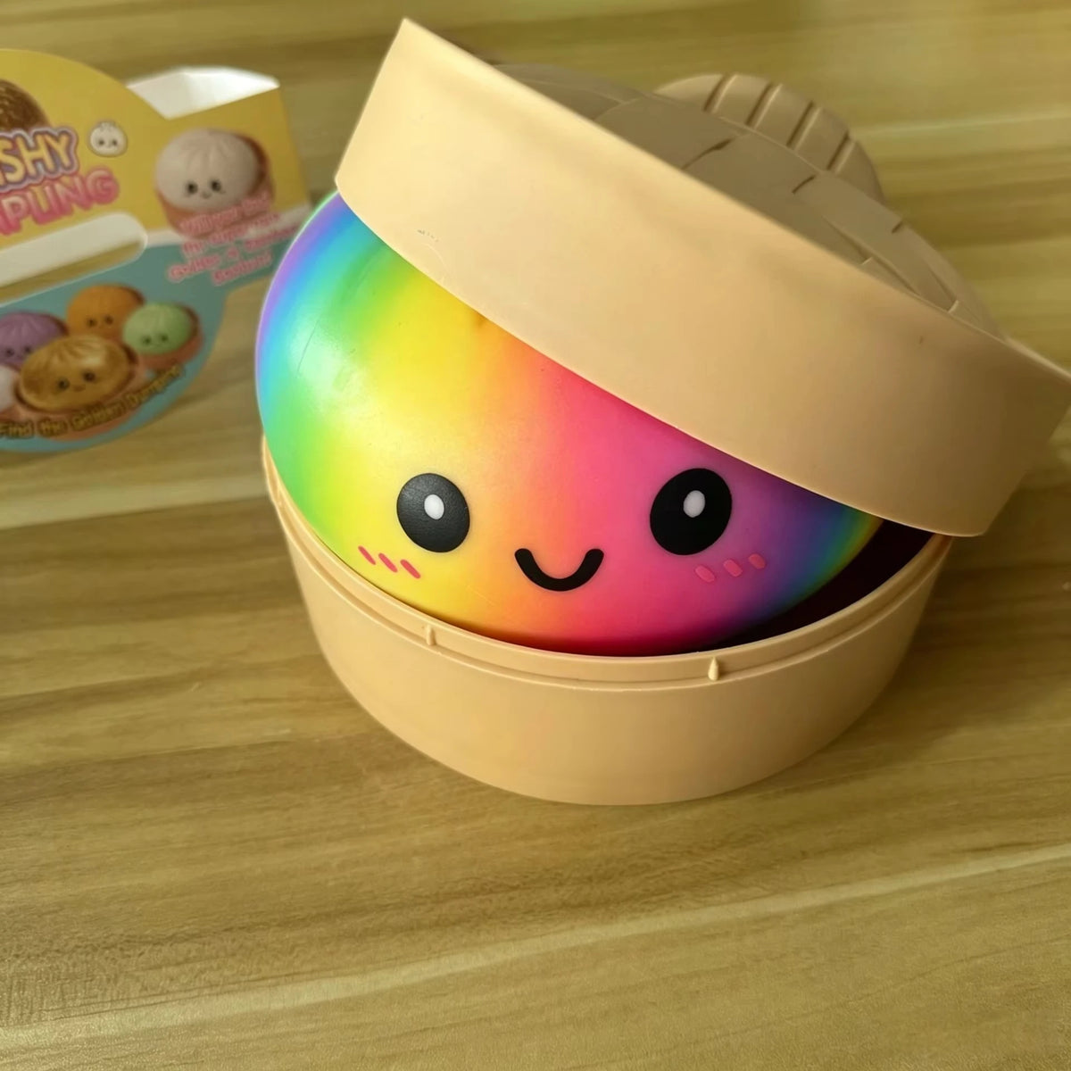 15/25cm Large Rainbow Dumplings Squishy Ball Gaint Stress Relief Gifts Dumplings Antistress Fidget Sensory Desk Home Decoration