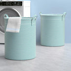 Foldable Laundry Basket Large Capacity Dirty Clothes Storage Bag Cotton and Linen Household Sundries Children Toys Organizers