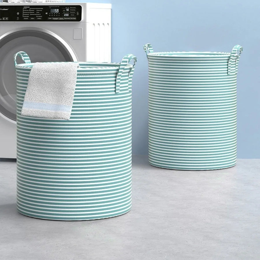 Foldable Laundry Basket Large Capacity Dirty Clothes Storage Bag Cotton and Linen Household Sundries Children Toys Organizers