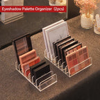 7-Compartment  Makeup Organizer Desktop Eye Shadow Palette Display Box Makeup Blush Cosmetics Shelf Make up Tools Storage Holder