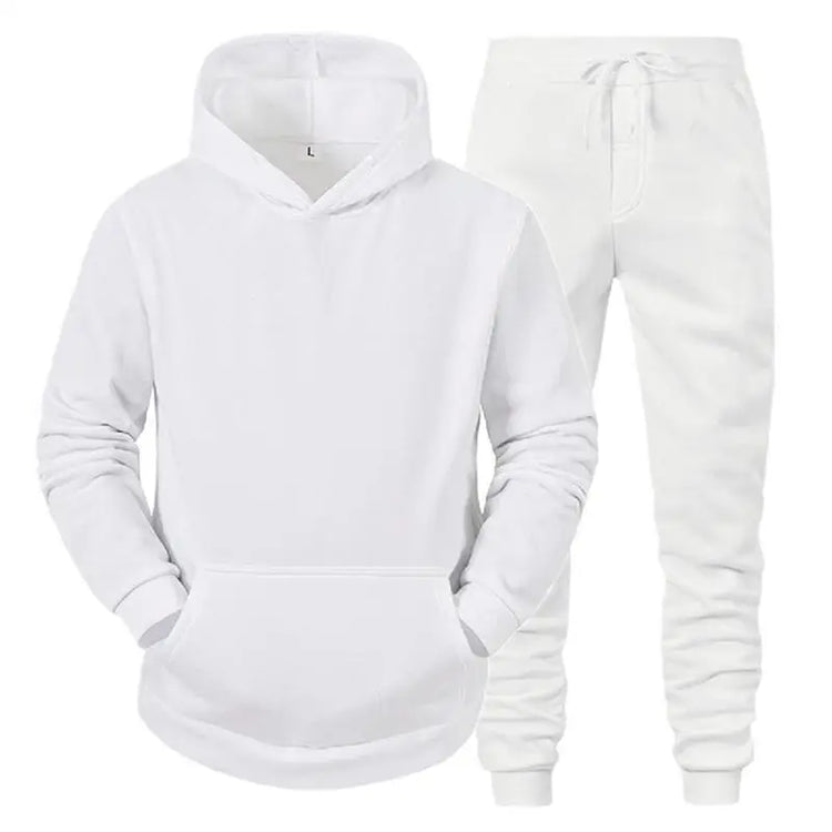 Men Sportswear Sweater Suit Hoodies + Pants Sports Clothing Spring Autumn Sets Jogging Trousers Running Male Tracksuits