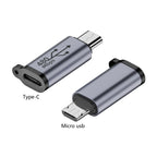 TypeCFemale to Mini USB/Type C/ios Female to Micro USB/Micro USB Female to Type C/Micro USB Female to Mini USB Connector Adapter