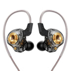 Original QKZ AK6 In Ear Earphone 6 Dynamic Driver Unit Headphone With Mic Stereo Sports HIFI Subwoofer Headset Monitor Earbuds