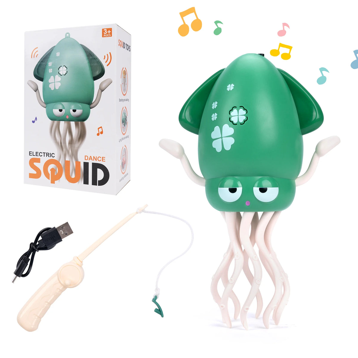 Kids Electronic Pet Toys Dancing Octopus&Duck Musical Penguin Baby Crawling Toys Toddler Interactive Toys Tummy Time Gifts