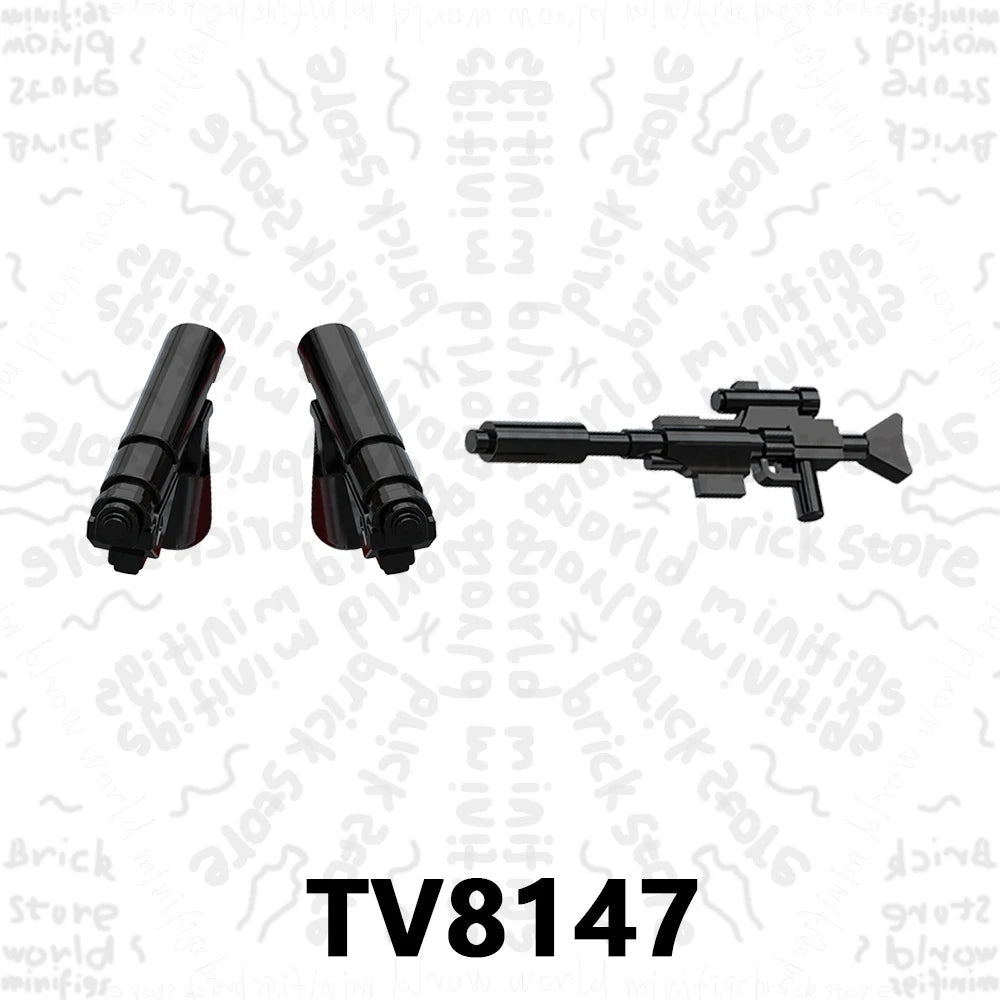 TV6117 TV6118 TV6119 Space War Action Figure Accessories Building Blocks Gift Toys For Children Adult Brick TV6116 TV6115 TV6114