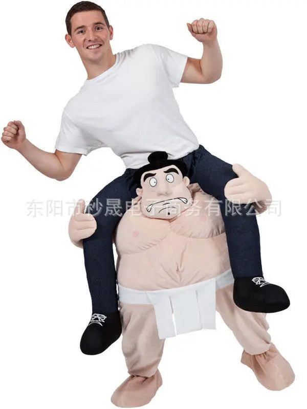 2023 New Animal Doll Prosthetic Leg Pants Halloween Spoof Costume Magic Back Pants