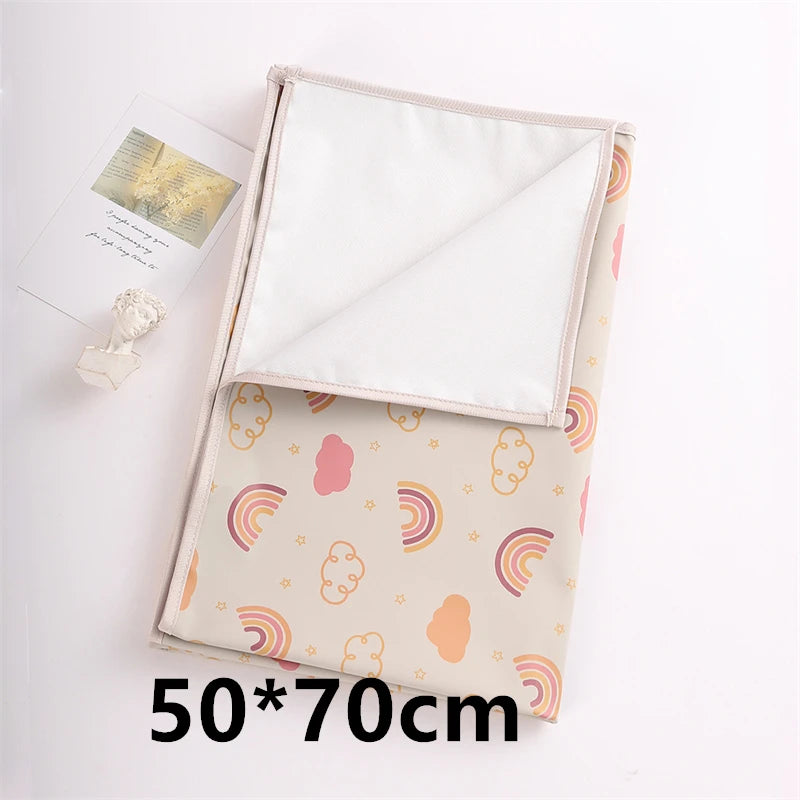 Big Sizes Infant Baby Changing Mat Cover Diaper Mattress Bed Changing Blanket PU Waterproof Soft Easy Clean Picnic Mat