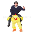 2023 New Animal Doll Prosthetic Leg Pants Halloween Spoof Costume Magic Back Pants