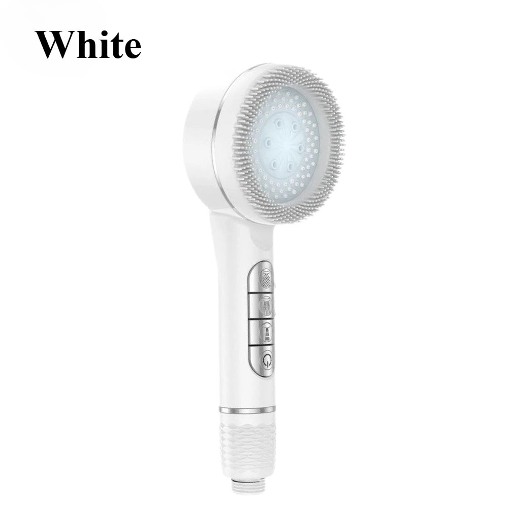 4 Mode High Pressure Pressurized  Water Shower Head Massage Showerhead with Filter Handheld Shower Mixer Bathroom Accessories