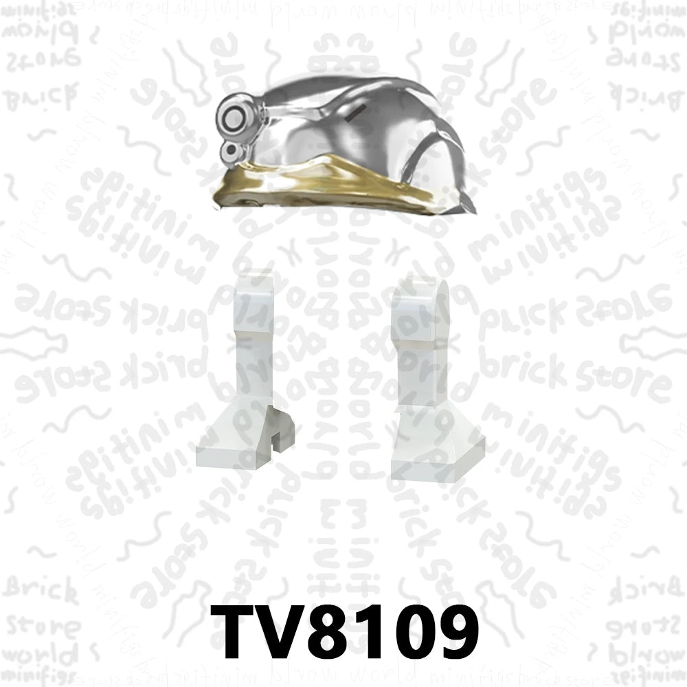 TV6117 TV6118 TV6119 Space War Action Figure Accessories Building Blocks Gift Toys For Children Adult Brick TV6116 TV6115 TV6114