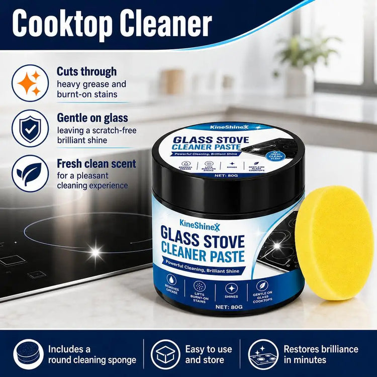 Heavy Duty Stove Oven Cleaner Paste Kitchen Cleaner Concentrated Oil Stain Remover for Range Hood Stove Cookware Cleaning Agent