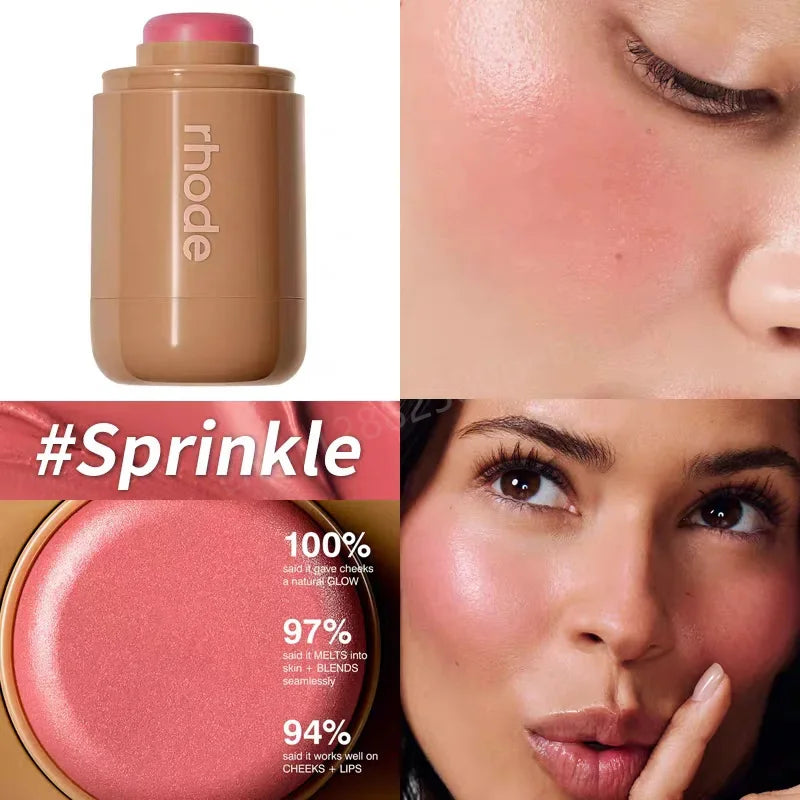 Skin Pocket Bronzer Stick Cream Contour Bronzing Balm Buildable Natural Warm Blush Shade Waterproof Long Lasting Face Makeup