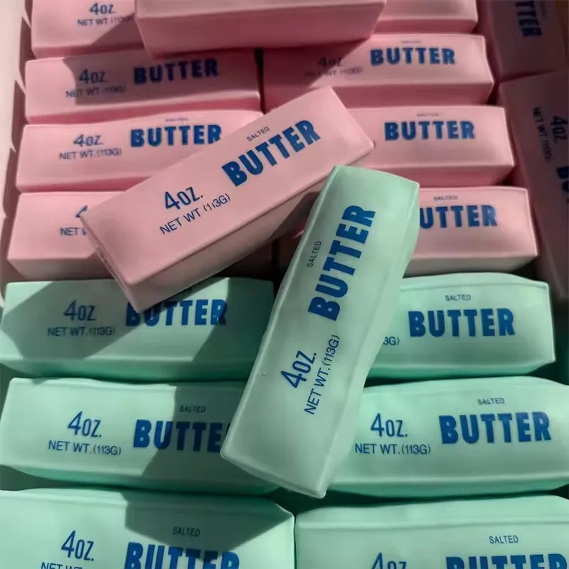 Crunchy Butter Stick Squishy Toy Stress Ball Fidget Squeeze Toys Round Blocks Filled ASMR Anti Stress Release Hand Relax Gifts B