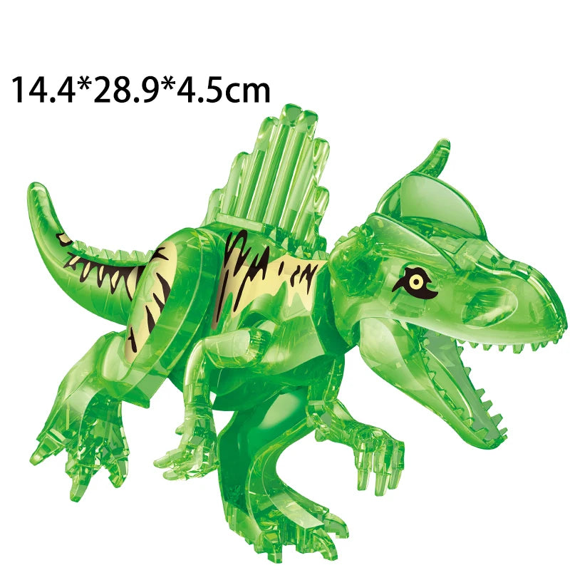 Jurassic Dinosaurs Building Blocks Indominus Rex DIY Big Size Tyrannosaurus Action Figure Models Children Toys Animals Gifts