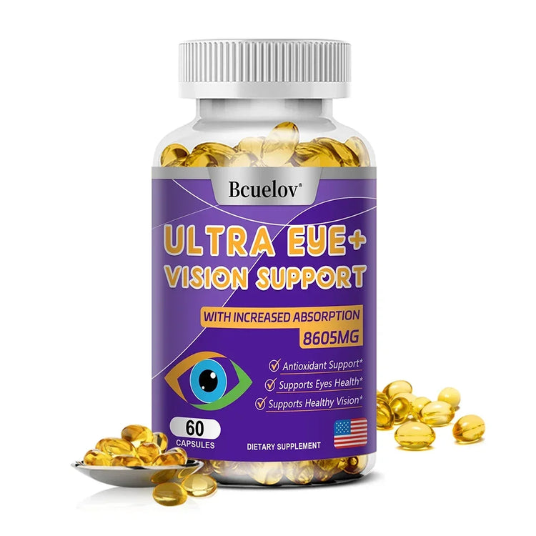 Advanced Eye Vitamin Supplement for Macular Health and Dry Eyes - Supports Eye Strain, Stress, Night Vision