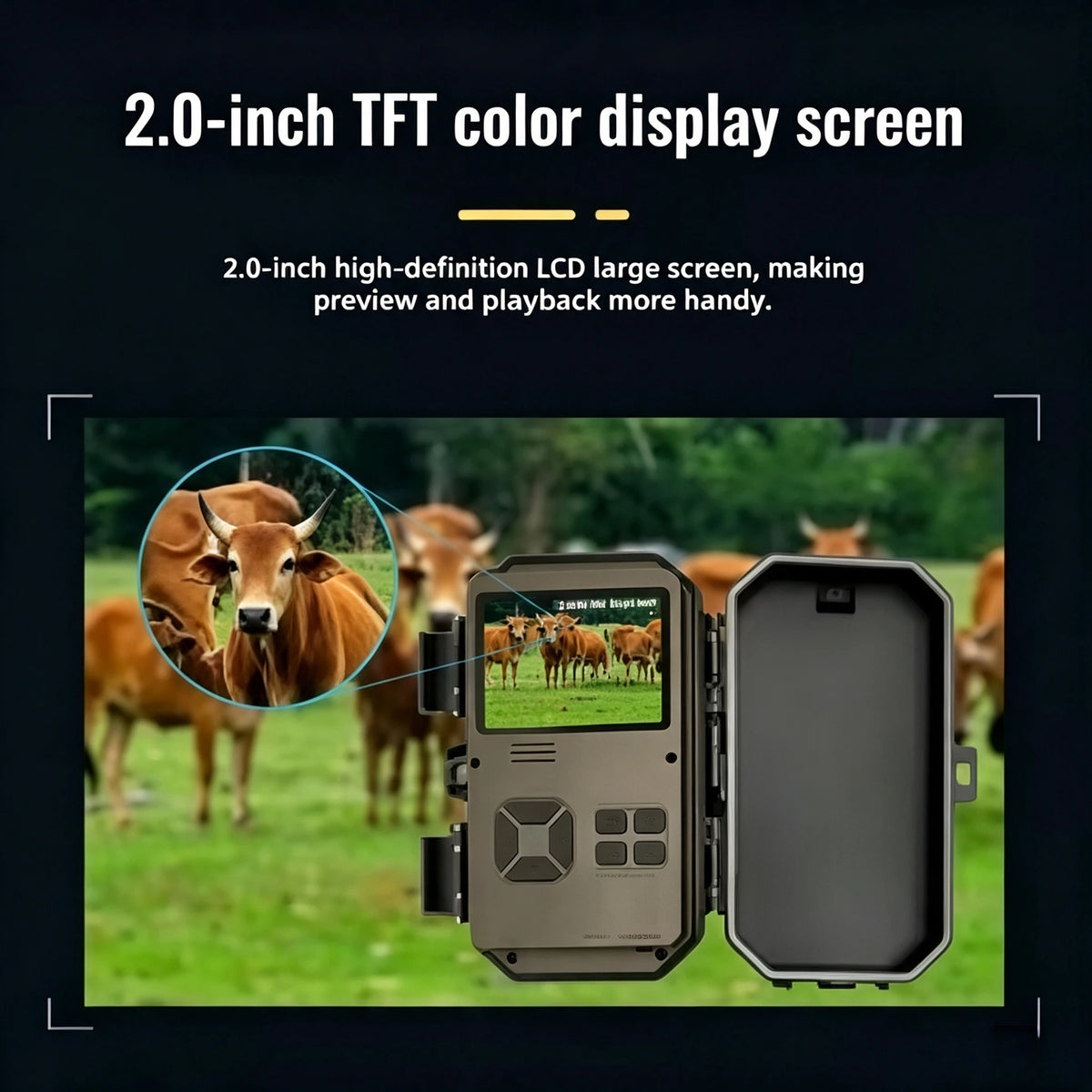 Suntekcam 24MP Hunting Trail Camera, 2.5K FHD Game Cam with 940nm Invisible Night Vision, Waterproof Motion Activated Wildlife