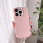 Luxury Candy Color Silicone Soft Case For iPhone 16 15 14 13 12 Pro Max Plus Mini 16+ Matte Ultra Thin Cover Frosted Shell Slim