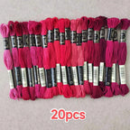 100% Cotton High Quality Cross Stitch Floss Embroidery Thread  Cross Stitch Embroidery Hand Knitting Sewing Weaving 8m 447 Color