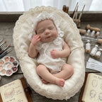 OtardDolls Can Open Mouth 13-Inch Pascale Soft Silicone Reborn Baby Doll - Handmade Newborn Girl Doll, Ideal Birthday Gift