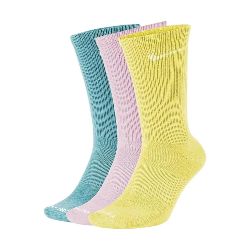 Nike Men's and Women's Anti-Slip Sports Socks (3-Pack) – Soft, Comfortable, Breathable, and Stylish SK0118-010