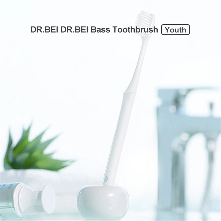 DR.BEI Toothbrush Youth Version Better Brush Head 2 Color Care For Gums Daily Cleaning Adult Oral Toothbrush Bass Teeth Brush